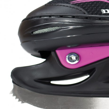 Nils Patine reglabile negru/roz NF7104A