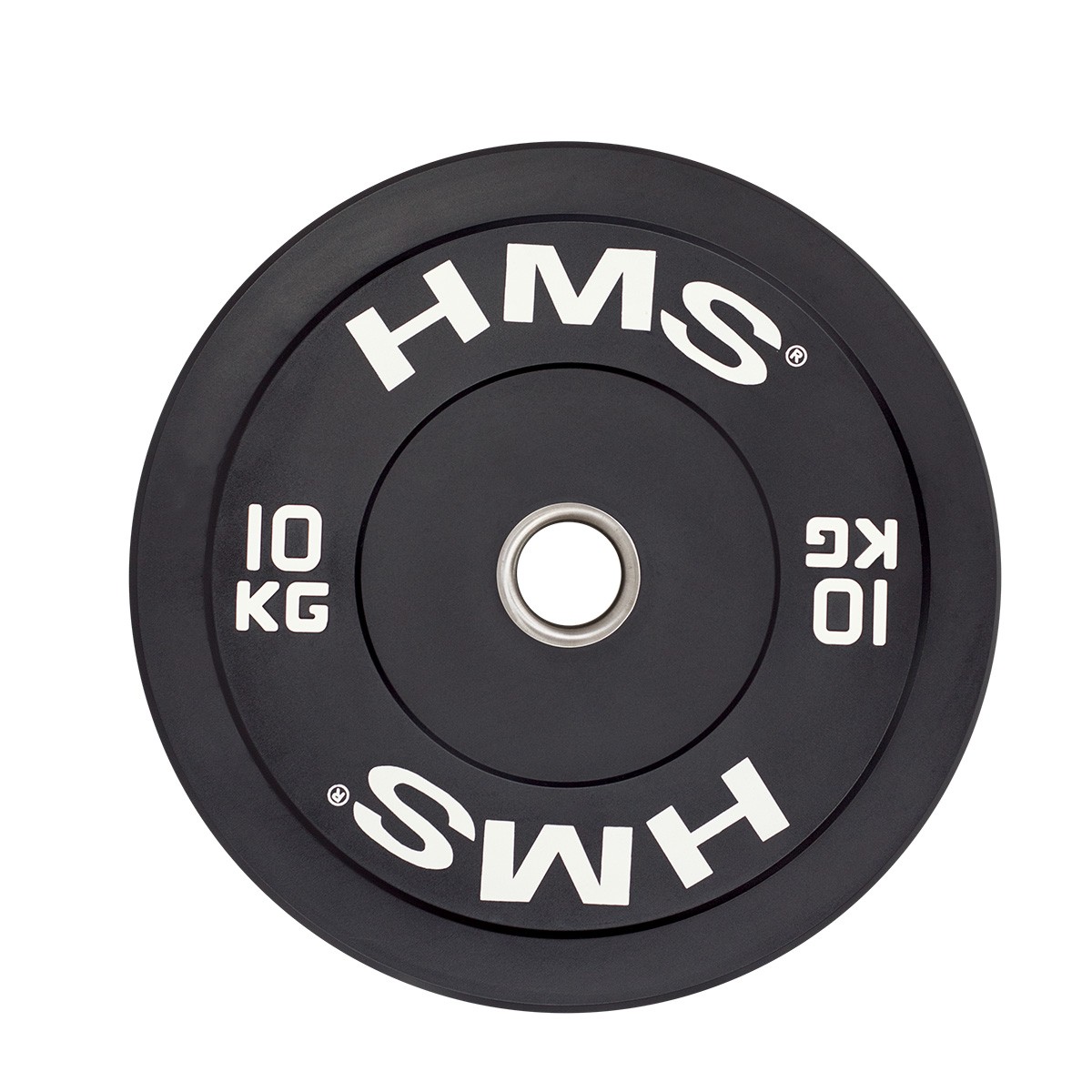 BBR10 BLACK OLIMPIC PLATE - BUMPER HMS10 KG