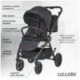 Carucior modular 4in1 Coccolle Serry Jet black cu Scoica auto iSize Coccolle Knox Black si Baza isofix iSize Coccolle Knox