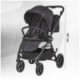 Carucior modular 4in1 Coccolle Serry Jet black cu Scoica auto iSize Coccolle Knox Black si Baza isofix iSize Coccolle Knox