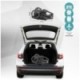Carucior modular 4in1 Coccolle Serry Jet black cu Scoica auto iSize Coccolle Knox Black si Baza isofix iSize Coccolle Knox