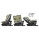 Scaun auto rotativ iSize 40-150 cm Coccolle Velsa Moss green