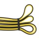 Elastická páska HMS GU06 žltá/čierna