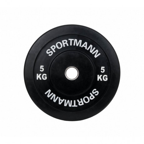 Disc Greutate Cauciuc SPORTMANN - 5 kg / 51 mm