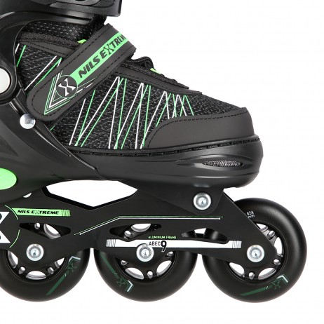 Role Reglabile 2in1 Nils Extreme NH11912A Negru/Verde