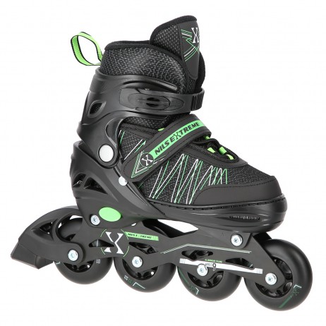 Role Reglabile 2in1 Nils Extreme NH11912A Negru/Verde