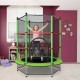 Trampolína a ochranná sieť Sportmann 140 cm - zelená