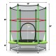 Trampolína a ochranná sieť Sportmann 140 cm - zelená